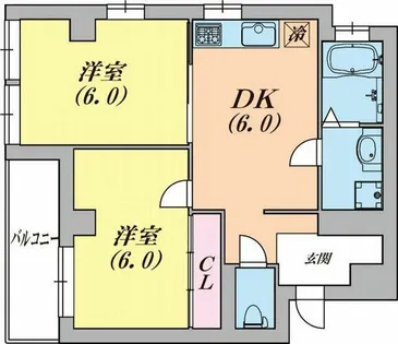 ラ・シエスタ【3階】の間取り