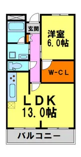エトワール【2階】の間取り