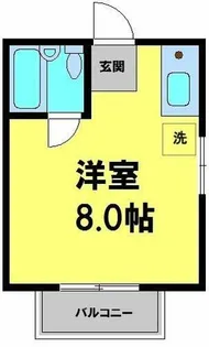 川西ハイツ【308号室】の間取り