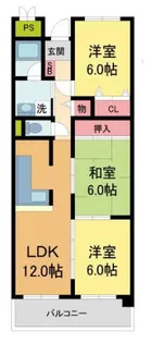 グラン甲子園口【210号室】の間取り