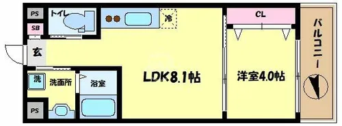 FDS PREX【11階】の間取り