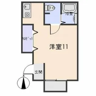 私の家Ⅱ【202号室】の間取り