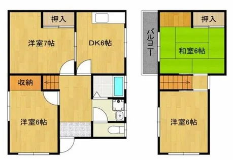 兵庫県加古郡播磨町宮西1丁目【一戸建】の間取り