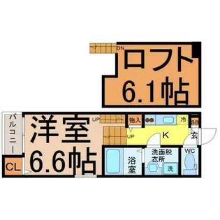 N’sタウン本陣【1階】の間取り