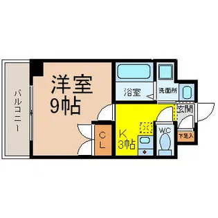 アイン橘【4階】の間取り
