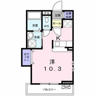 フェリーチェ【2階】の間取り