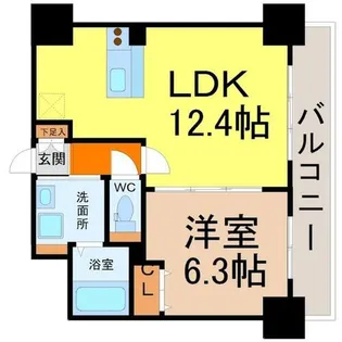 Flos北山王【2階】の間取り