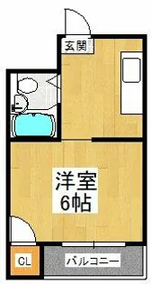 プレアール白鷺【2階】の間取り