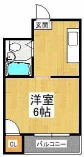 プレアール白鷺【2階】の間取り