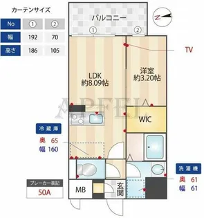 Alivis都島通【3階】の間取り
