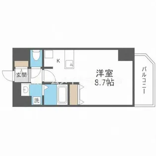 プレサンス梅田北パワーゲート【8階】の間取り