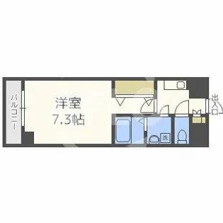 レクシア京橋DUO【11階】の間取り