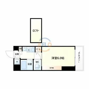 エステムコート新大阪Ⅲステーションプラザ【5階】の間取り
