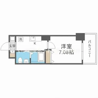 CASSIA豊中三国【7階】の間取り