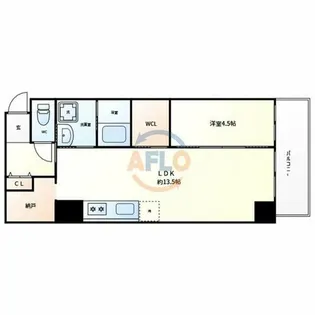 SUNNY SIDE 生玉【903号室】の間取り