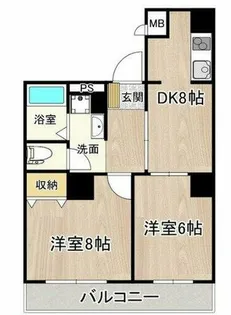 JMRレジデンス新大阪【7階】の間取り