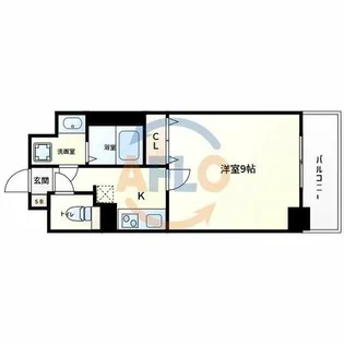 プロスペクト美章園【6階】の間取り