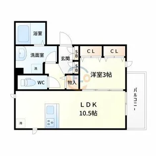 ウィステリア【3階】の間取り