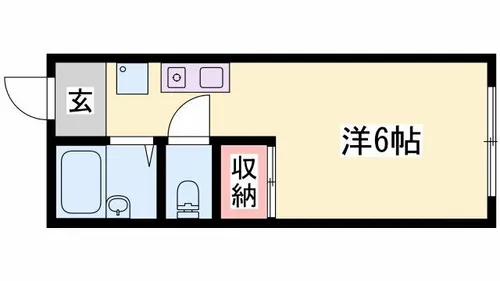 カルム白浜町【102号室】の間取り