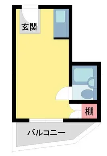 グローバル槻木【105号室】の間取り