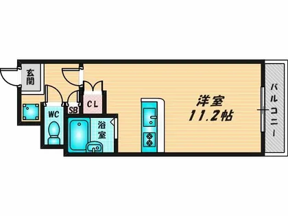 リュミエールイースト【4階】の間取り