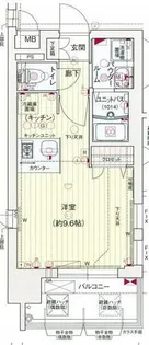 プレサンス久屋大通公園エアリー【6階】の間取り