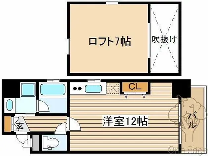 ZEUS梅田AQUA【4階】の間取り