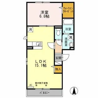 サンシャイン雅【2階】の間取り