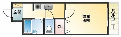 カーサさくら【2階】の間取り