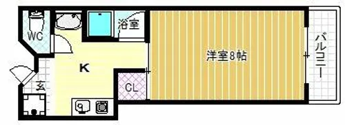 ホープハウス【2階】の間取り