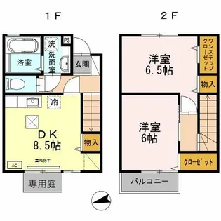 ルース・コンフォートⅡ【102号室】の間取り