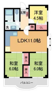 第一寿楽アビタシオン【3階】の間取り