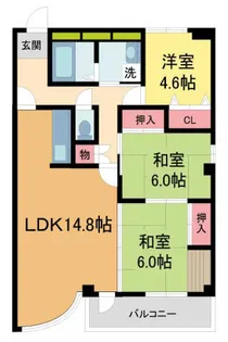 エムテ甲子園【303号室】の間取り