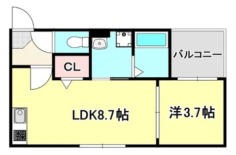 ハーモニーテラス青木3【3階】の間取り