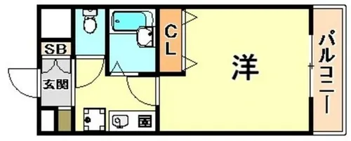 アルシュ住吉【3階】の間取り