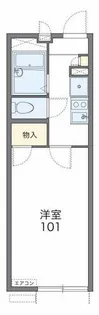 レオパレス富田林西【1階】の間取り