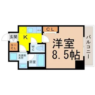 レジデンシア泉I【10階】の間取り