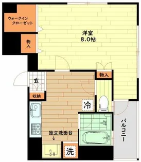 メゾン・ル・ロア【5階】の間取り