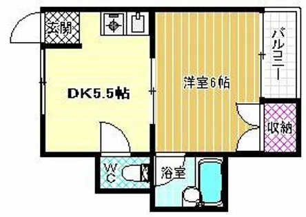 リテシュロット【4階】の間取り