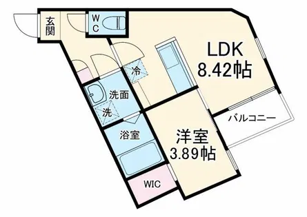 REGALEST千里山【1階】の間取り