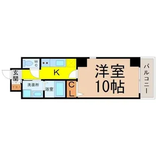 リヴシティ金山【6階】の間取り