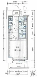 アドバンス西梅田グルーブ【10階】の間取り