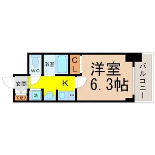 プレサンス大須観音駅前サクシード【9階】の間取り