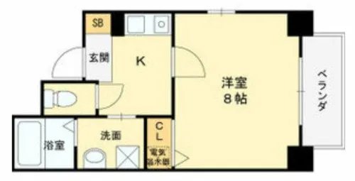 ラ・フォーレ都島本通Ⅱ【4階】の間取り