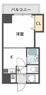 レジデンス川原【306号室】の間取り