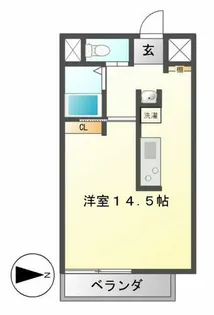 プリマヴェール名駅ノルテ【5階】の間取り