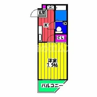 PUREファースト【507号室】の間取り