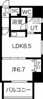 さくらHILLS NISHIKI PLATINUM RESIDENCE【4階】の間取り