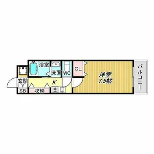 メゾン・ド・ギャレ【4階】の間取り