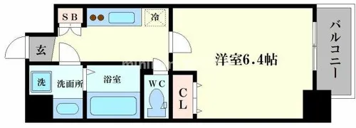 ジアコスモ九条シエル【3階】の間取り